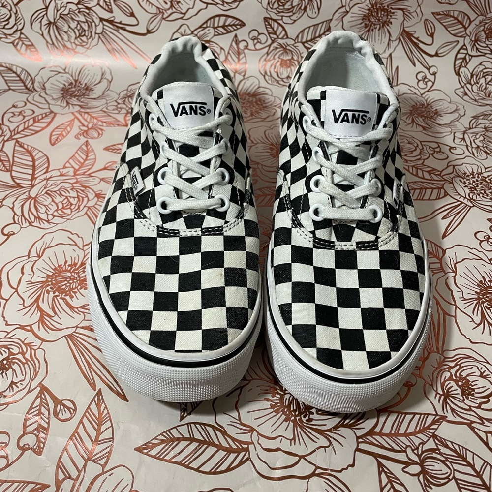 Checkered Print Vans